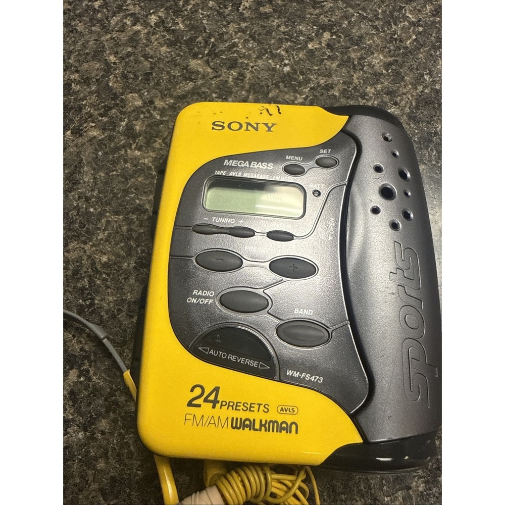 Sony Avls FM/AM Walkman"127525" Sport